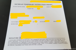 アメリカ運転免許の取り方①書類準備と筆記試験、仮免許の発行…ミシガン州編